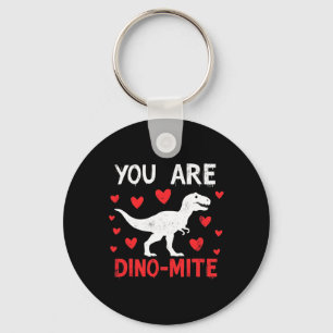 Chaveiro Você é Dino-mite Design de Dinossauro Engraçado Di