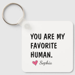 Chaveiro Você É Meu Humano Favorito Presente Personalizado 
