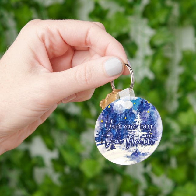 Chaveiro Você É Meu Verdadeiro Norte (Mão)