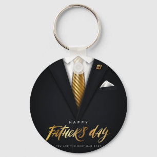 Chaveiro Você é o melhor Pai do Dia de os pais Dourado negr