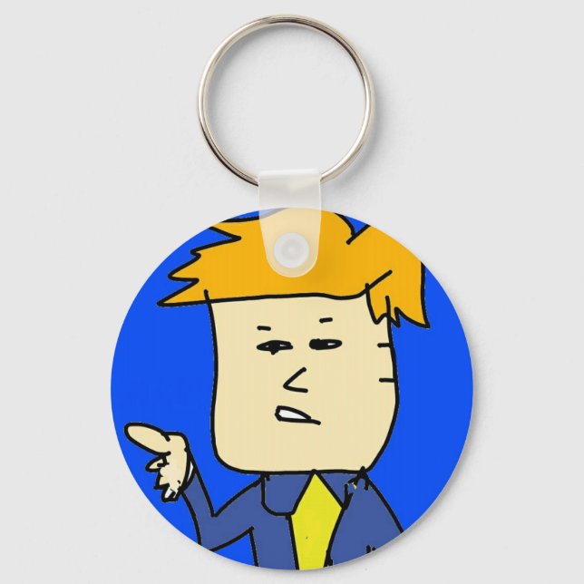 Chaveiro você está sendo demitido garoto de desenho animado (Frente)