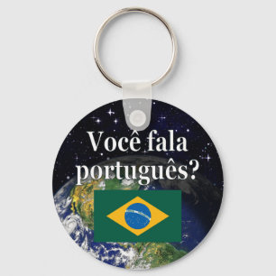 Chaveiro Você fala o português? no português. Terra da