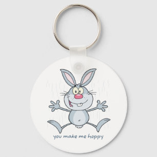 Chaveiro Você faz-me o coelho de coelho Hoppy