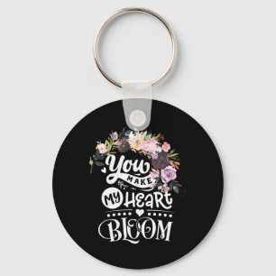 Chaveiro Você Faz Meu Coração Bloom