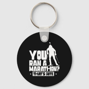 Chaveiro Você fez uma maratona que é um belo desportista Bi