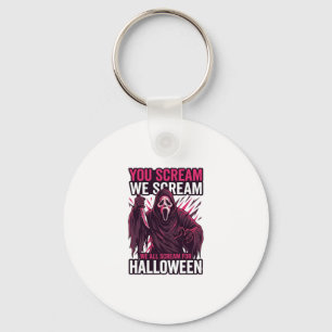Chaveiro Você Grita Nós Fantasma de Halloween Faca Sangrent