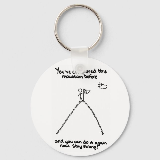 Chaveiro Você já conquistou esta montanha antes (Frente)