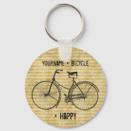 Chaveiro Você Mais Bicicleta Igual A Feliz Bike Amarelo