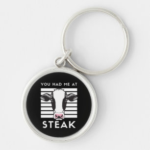 Chaveiro Você Me Teve Na Vaca Engraçada Do Steak