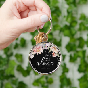 Chaveiro Você Não Está Sozinho Cristão Personalizado