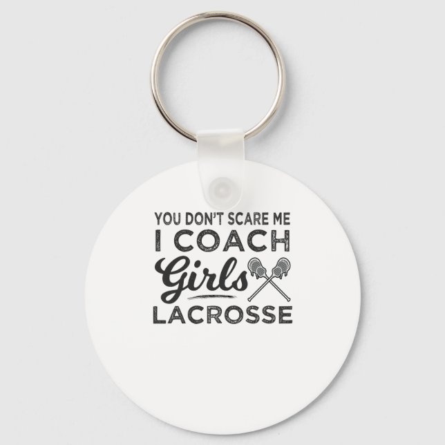 Chaveiro Você não me assusta, eu treino Lacrosse (Frente)