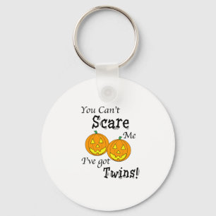Chaveiro Você não pode susto mim gêmeos - abóboras