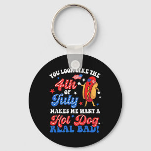 Chaveiro Você Parece O 4º De Julho Cachorro Quente Real D A