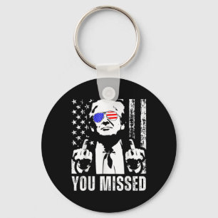 Chaveiro Você Perdeu Trump 2024 US Flag Funny (fron)