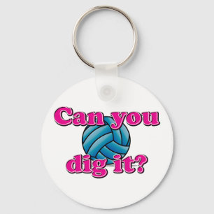 Chaveiro Você pode cavar? Voleibol!