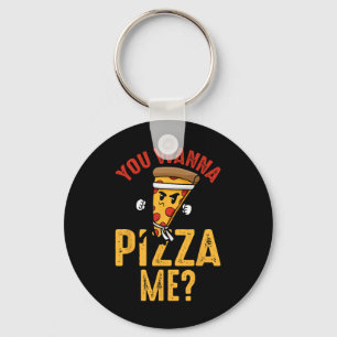 Chaveiro Você Quer Uma Pizza De Mim Ninja Engraçado Karate