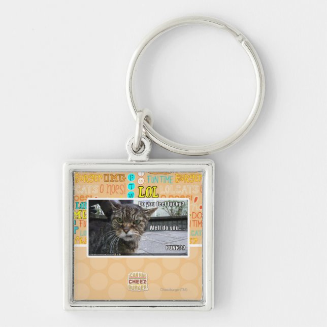 Chaveiro Você sente afortunado? (Frente)