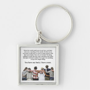 Chaveiro Você Tem As Minhas Costas, Eu Tenho As Suas