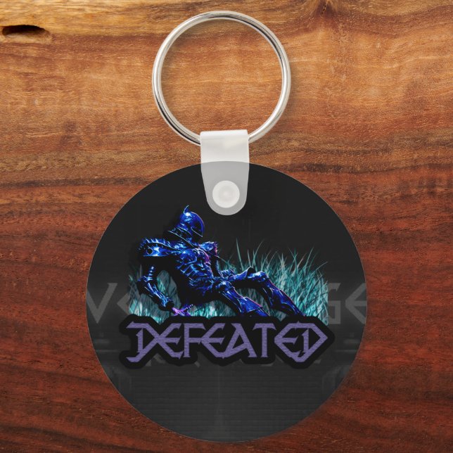 Chaveiro VoidForge "Derrotado" Cavaleiro Caído de Fantasia  (Frente)
