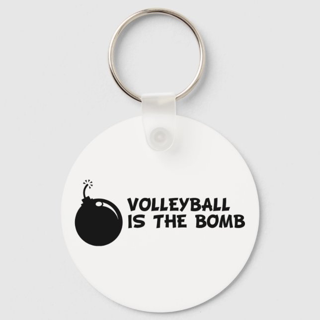 Chaveiro Voleibol é a bomba (Frente)