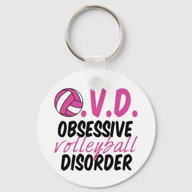 Chaveiro Voleibol Engraçado (Frente)