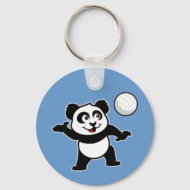 Chaveiro Voleibol Panda (Frente)