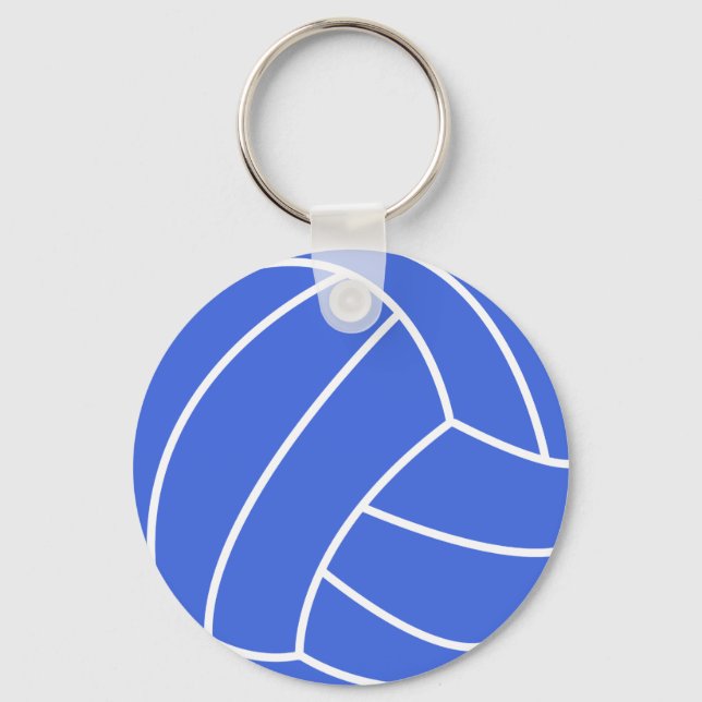 Chaveiro Voleibol Real Azul e Branco (Frente)