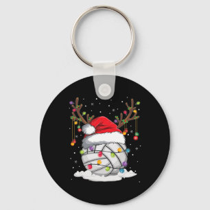 Chaveiro Voleibol Santa Hat Reindee de Natal Diversão