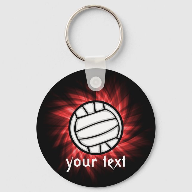Chaveiro Voleibol; Vermelho (Frente)