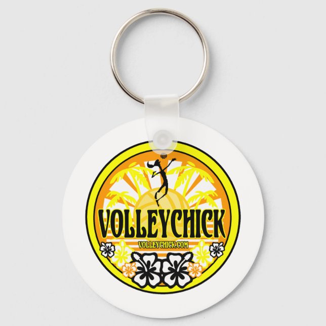 Chaveiro VolleyChickSunshine (Frente)