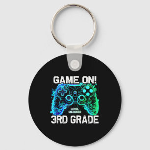 Chaveiro Voltar à Escola Meninos de 3ª Série Gamer Primeiro