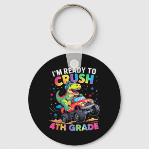 Chaveiro Voltar às Aulas Meninos Dinossauro Estou Pronto pa