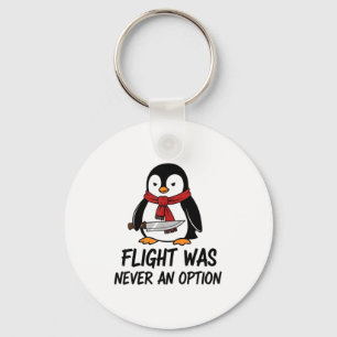 Chaveiro Voo Nunca Foi Uma Opção Pinguim Sarcástico Engraça