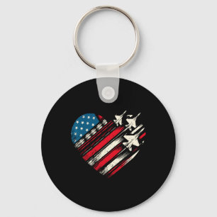 Chaveiro Voo Retro Jet Avião Bandeira Americana Quarto
