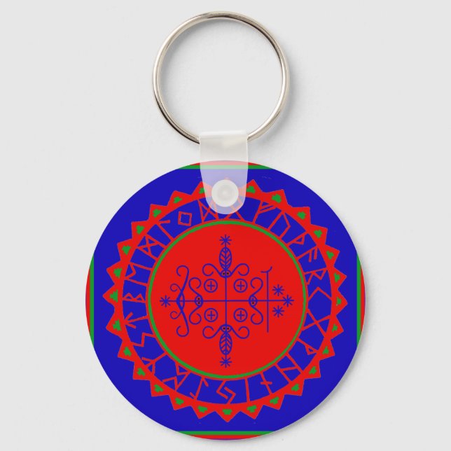 Chaveiro VooDoo Magik - Papa Legba (Frente)