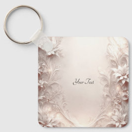 Chaveiro vooral branco de marfim