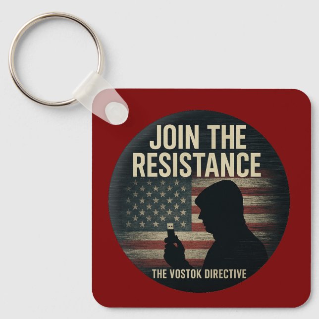 Chaveiro Vostok JOIN THE RESISTANCE keychain (Frente)