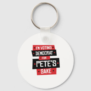 Chaveiro Votando Democrata por causa do Pete
