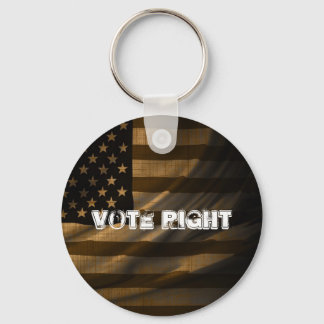 Chaveiro Votar à direita