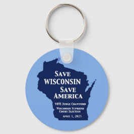 Chaveiro Vote Crawford para o Supremo Tribunal de Wisconsin