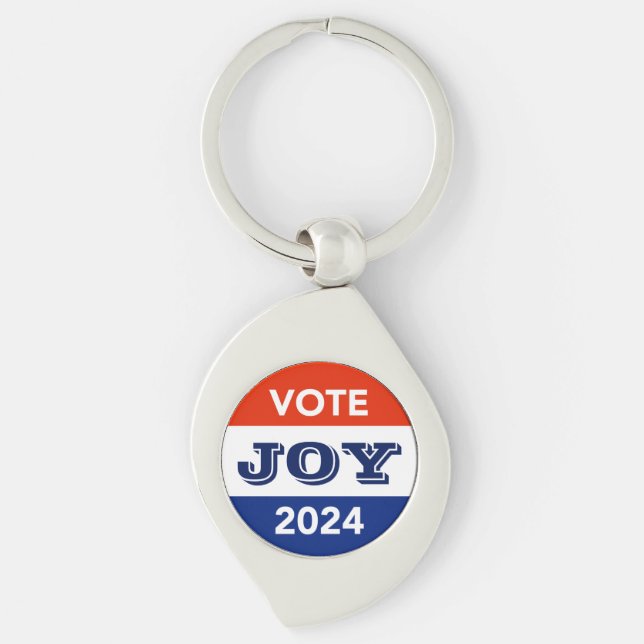 Chaveiro Vote Joy 2024 Harris Walz (Frente)