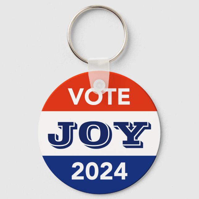 Chaveiro Vote Joy 2024 Harris Walz (Frente)