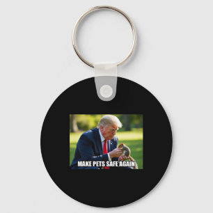 Chaveiro Vote Trump Mega Torne Os Animais Seguros Novamente