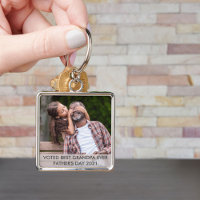 Voted Best Grandpa Ever Custom Fathers Day Photo