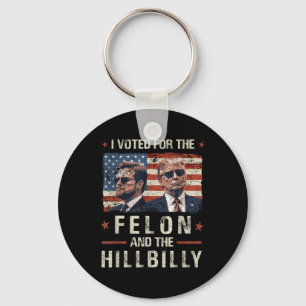 Chaveiro Votei A Favor Do Felon E Da Tremor Hillbilly 2024