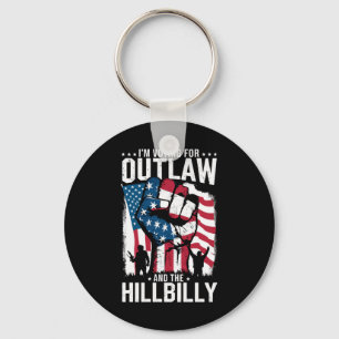 Chaveiro Voto a favor do Outlaw e do Hillbilly 2024