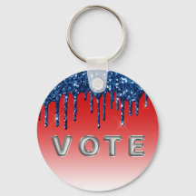 Voto Americano Azul Brilho Gotejante