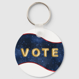 Chaveiro Voto da Onda Azul Patriótica