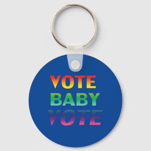 Chaveiro voto de bebê - Pride lgbtq lgbt azul arco-íris