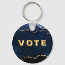Voto Dourado Azul Geodo